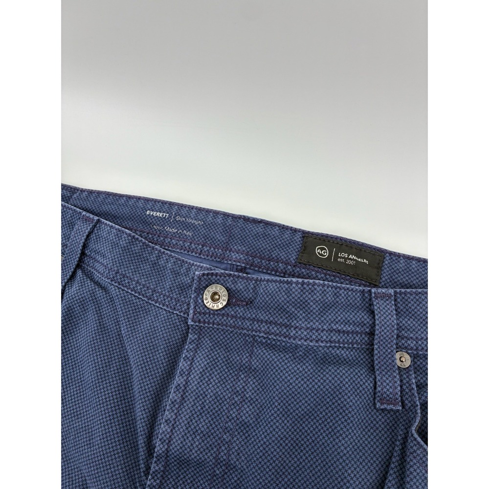 AG Adriano Goldschmied Everett Slim Straight Pants Blue 40x34 1794SUDP‎ PODBMT